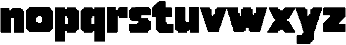Glitch Carnival Regular otf (400) Font LOWERCASE