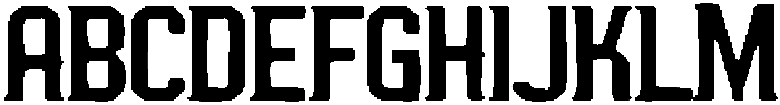 Glitch Fraktur Regular otf (400) Font UPPERCASE