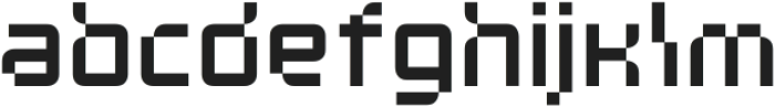 Glitch Regular ttf (400) Font LOWERCASE