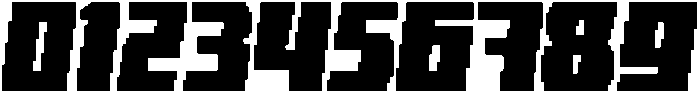 Glitch Zone Regular otf (400) Font OTHER CHARS