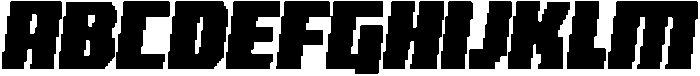 Glitch Zone Regular otf (400) Font UPPERCASE