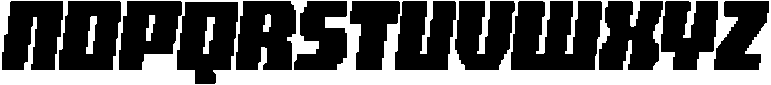 Glitch Zone Regular otf (400) Font UPPERCASE