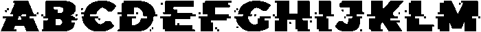 Glitch otf (400) Font UPPERCASE