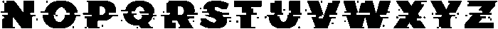 Glitch otf (400) Font LOWERCASE
