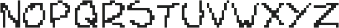 GlitchPhantom ttf (400) Font UPPERCASE