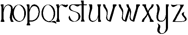 Glitcher-Regular otf (400) Font LOWERCASE