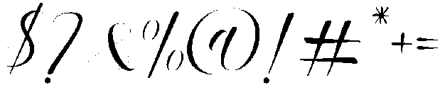 Glitter Regular otf (400) Font OTHER CHARS