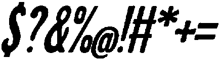 Glizenator otf (400) Font OTHER CHARS
