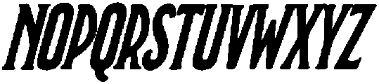 Glizenator otf (400) Font UPPERCASE