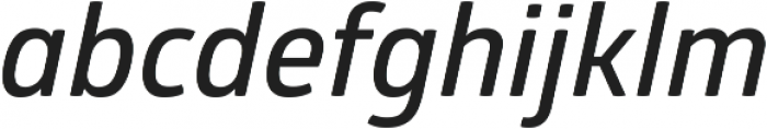 Glober SemiBold Italic ttf (600) Font LOWERCASE