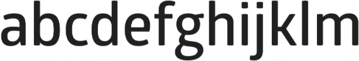 Glober SemiBold ttf (600) Font LOWERCASE