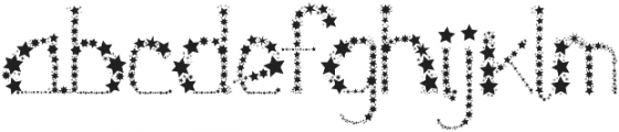 Globule Star Font otf (400) Font LOWERCASE