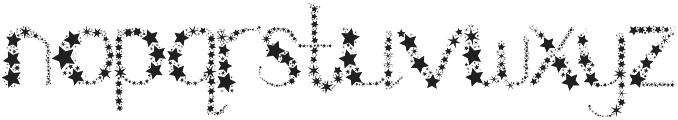 Globule Star Font otf (400) Font LOWERCASE