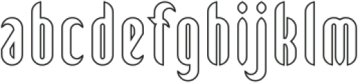 Glockenspiel-Hollow otf (400) Font LOWERCASE