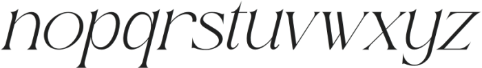 Glodyfa Italic otf (400) Font LOWERCASE