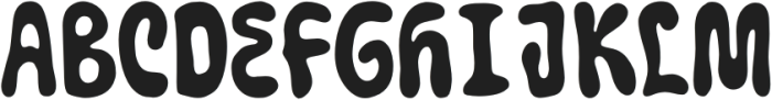 Gloera Regular otf (400) Font UPPERCASE