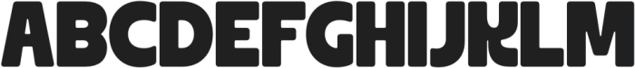 Glofium Regular otf (400) Font UPPERCASE