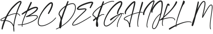 Glomiest Signature Regular otf (400) Font UPPERCASE