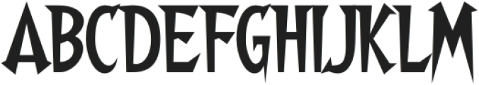 Gloom Glyphs Regular otf (400) Font UPPERCASE