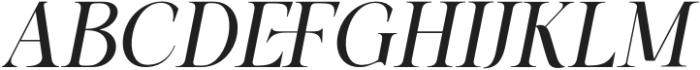 Gloomery-Italic otf (400) Font UPPERCASE