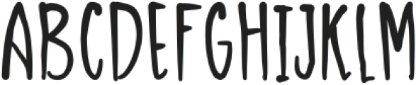 Gloomy zones Regular otf (400) Font UPPERCASE