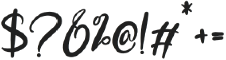 Glooria Baby otf (400) Font OTHER CHARS