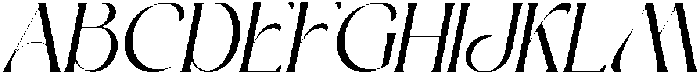 Glorase Italic otf (400) Font UPPERCASE