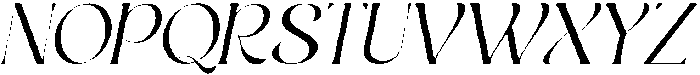 Glorase Italic otf (400) Font UPPERCASE