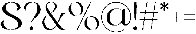 Glorase otf (400) Font OTHER CHARS