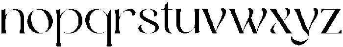 Glorase otf (400) Font LOWERCASE