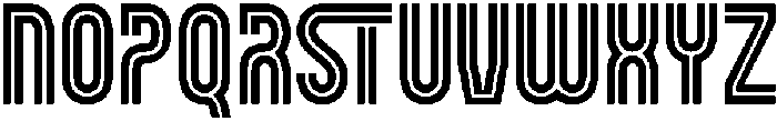 Glorea Inline otf (400) Font UPPERCASE