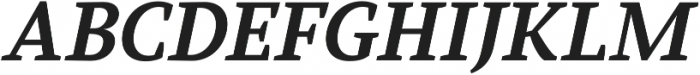 Glorial Serif otf (400) Font LOWERCASE