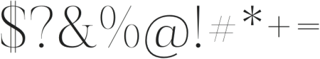 Gloriav otf (400) Font OTHER CHARS