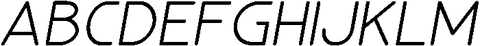 Glorifie otf (400) Font UPPERCASE