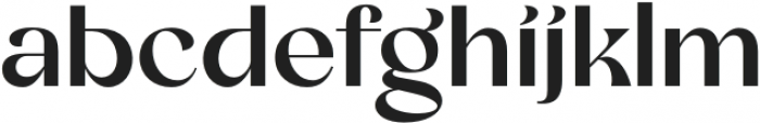 Glorify Medium otf (500) Font LOWERCASE