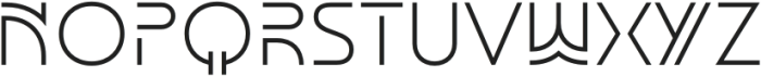 Glorion-Regular otf (400) Font UPPERCASE