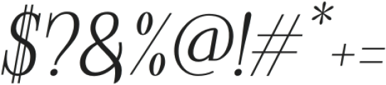 Glorious Copper ExtraBold Italic otf (700) Font OTHER CHARS