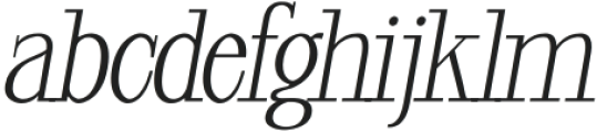 Glorious Copper Medium Italic otf (500) Font LOWERCASE