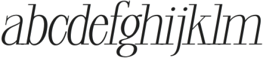 GloriousCopper-Italic otf (400) Font LOWERCASE