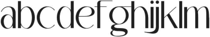 Glorique otf (400) Font LOWERCASE