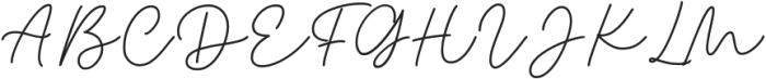 Glorius Signature otf (400) Font UPPERCASE