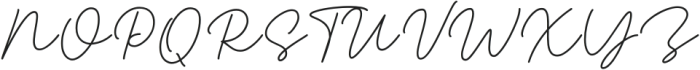 Glorius Signature otf (400) Font UPPERCASE