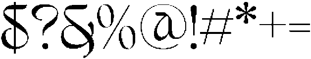 Glorm otf (400) Font OTHER CHARS