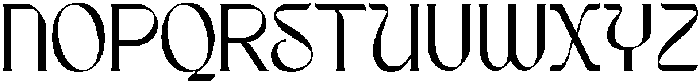 Glorm otf (400) Font UPPERCASE