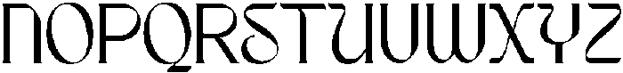 Glorm otf (400) Font LOWERCASE