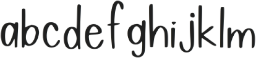 Glory Hand Print Regular ttf (400) Font LOWERCASE