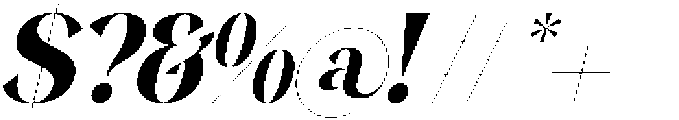 Glory Sugar Italic otf (400) Font OTHER CHARS