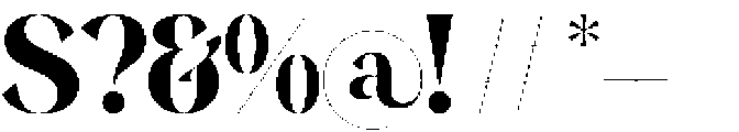 Glory Sugar otf (400) Font OTHER CHARS