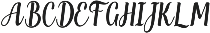 Glorynesia-Italic otf (400) Font UPPERCASE