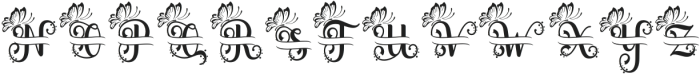 Glorynesia-Monogram otf (400) Font UPPERCASE